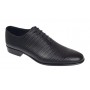 Pantofi barbati eleganti din piele naturala de culoare negru lac - GKR200LN